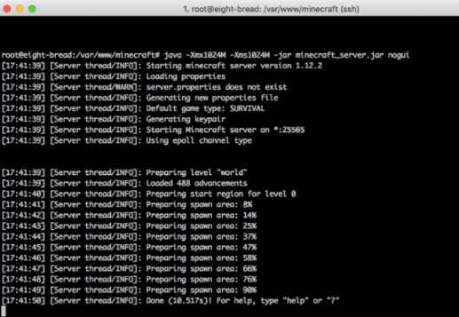 Cách tạo server Minecraft vĩnh viễn trên máy Mac