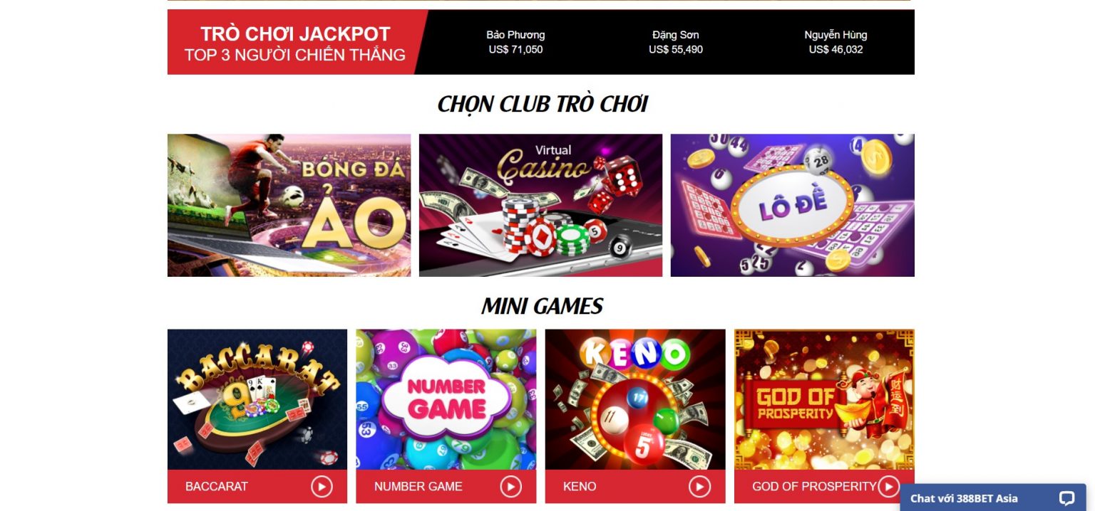 Đánh giá chung về nhà cái 388bet