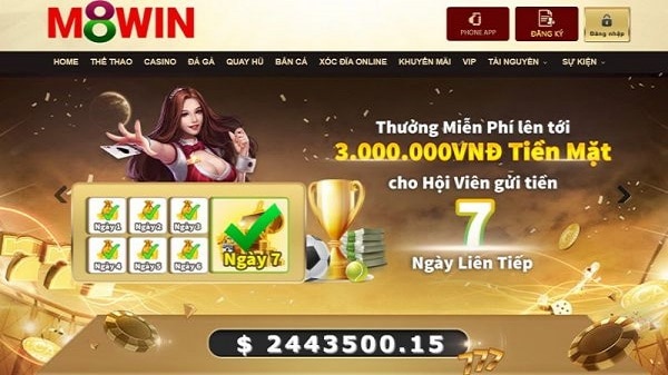 Đánh giá cổng game M8win