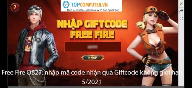 Danh sách các mã Code Free Fire miễn phí