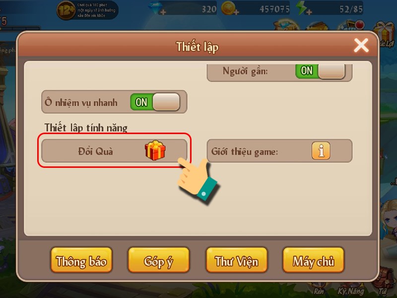 Hướng dẫn cách nhận mã code nhanh nhất