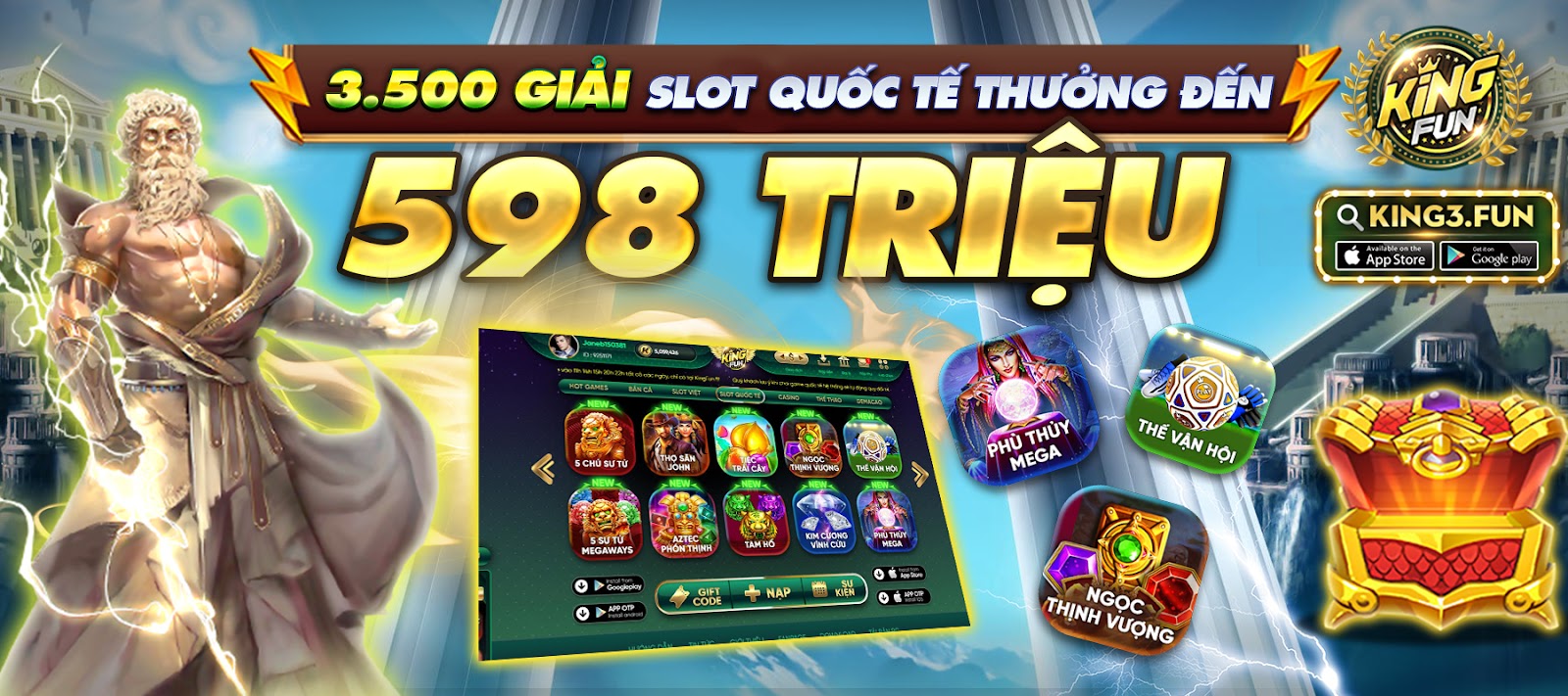 Hướng dẫn tải game Kingfun dành cho hệ điều hành Android - IOS - PC